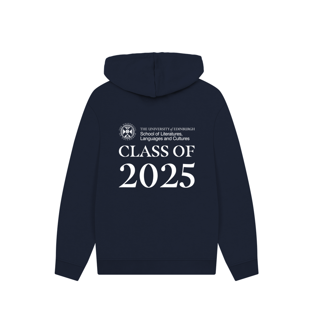 Navy Printed Hoody