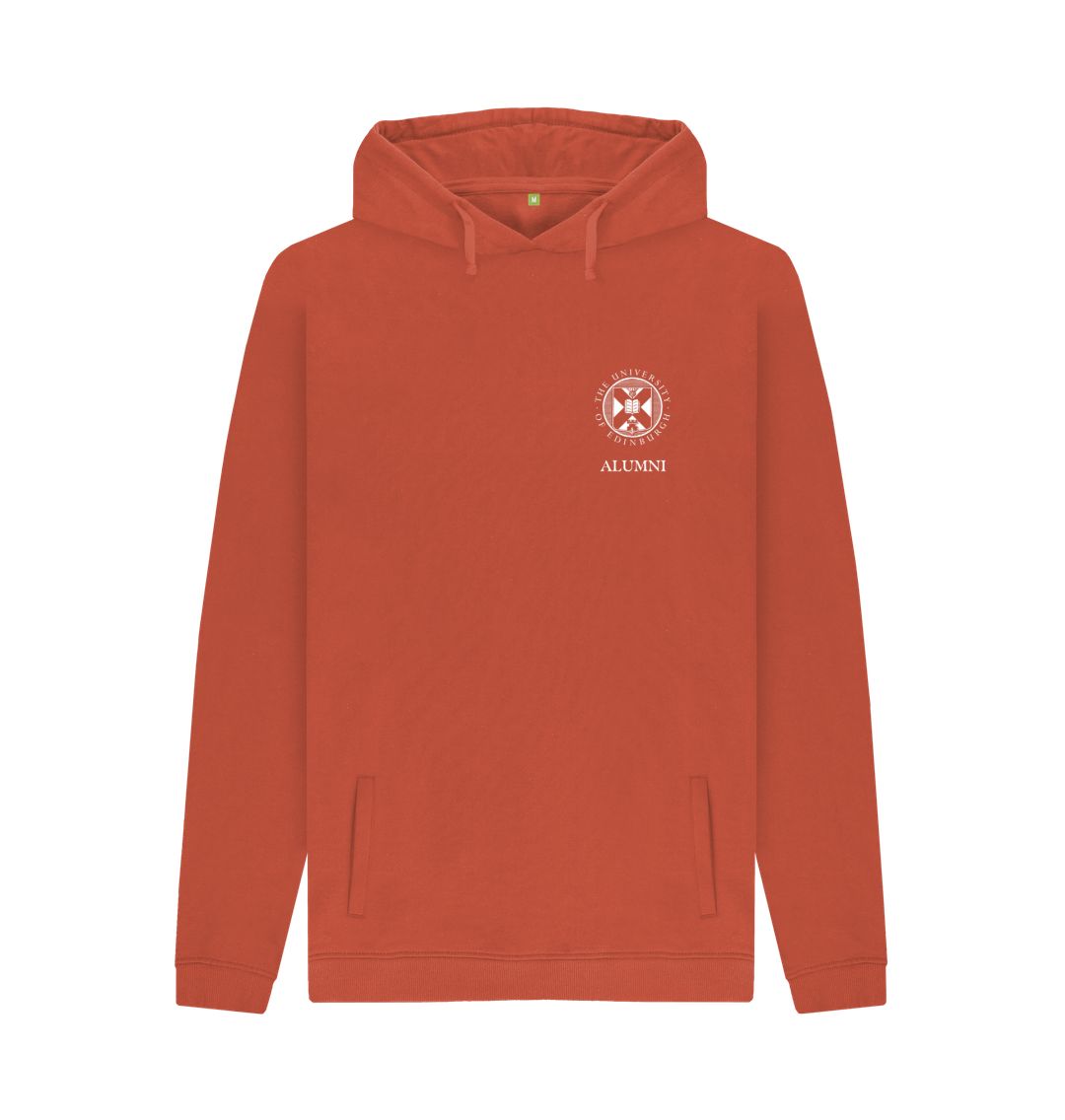 Rust Alumni Small Crest Hoodie