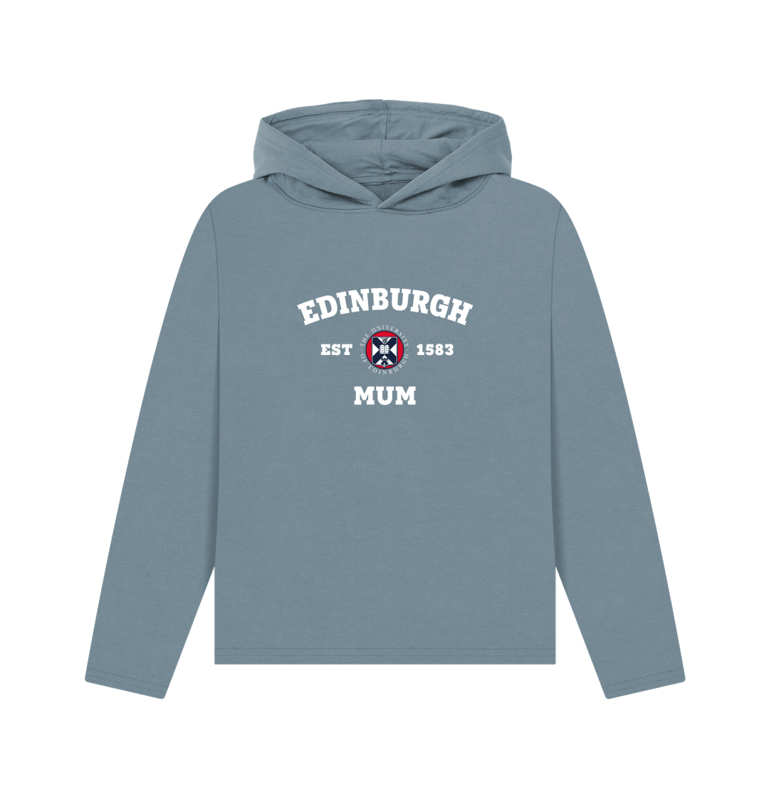 Stone Blue Printed Hoody