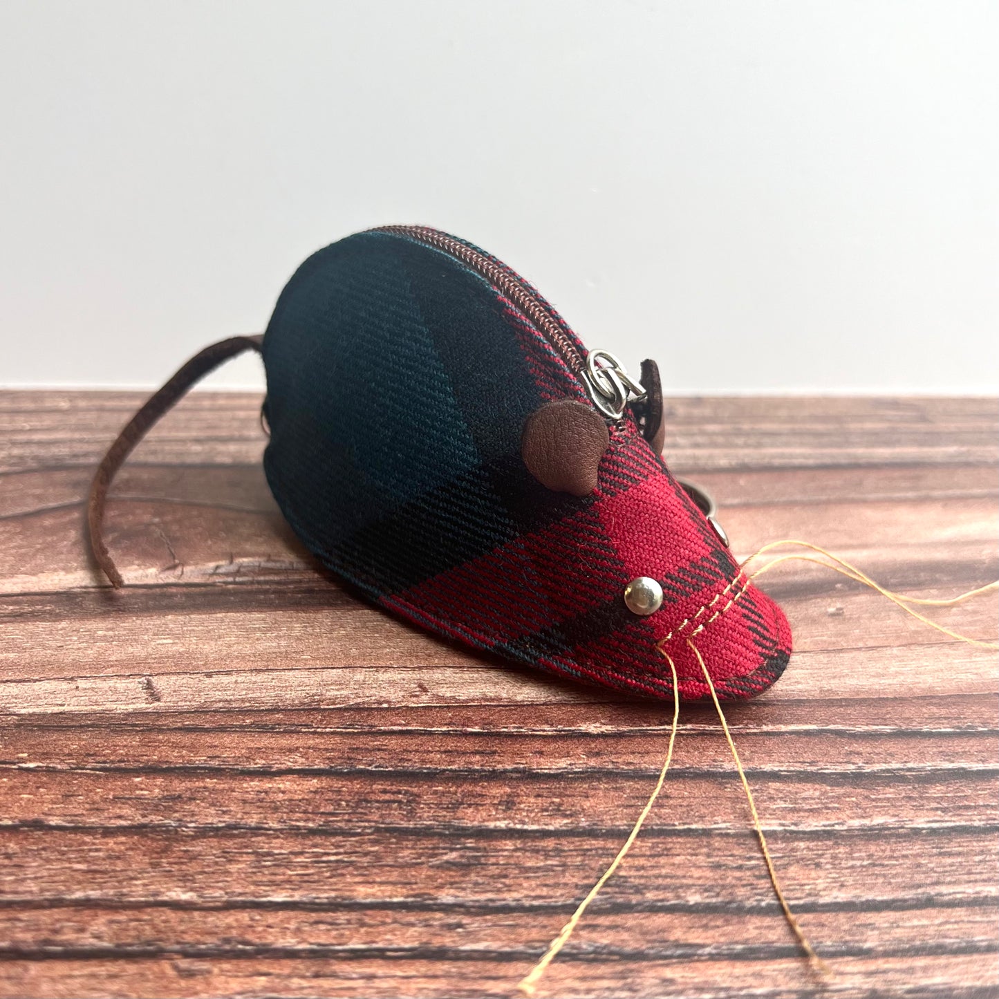 Tartan Mouse Coin Purse