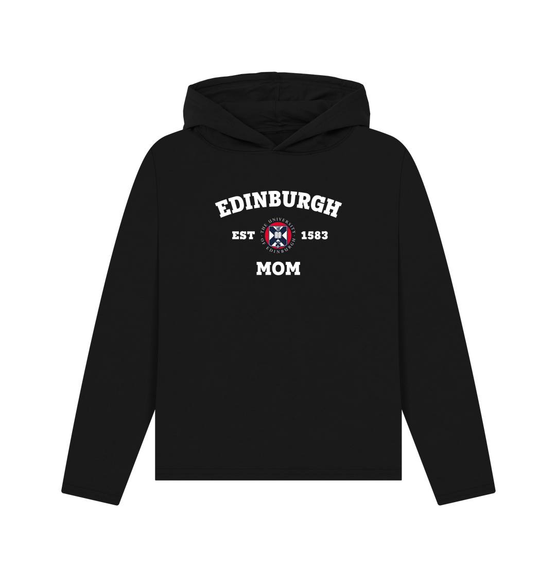 Black Printed Hoody