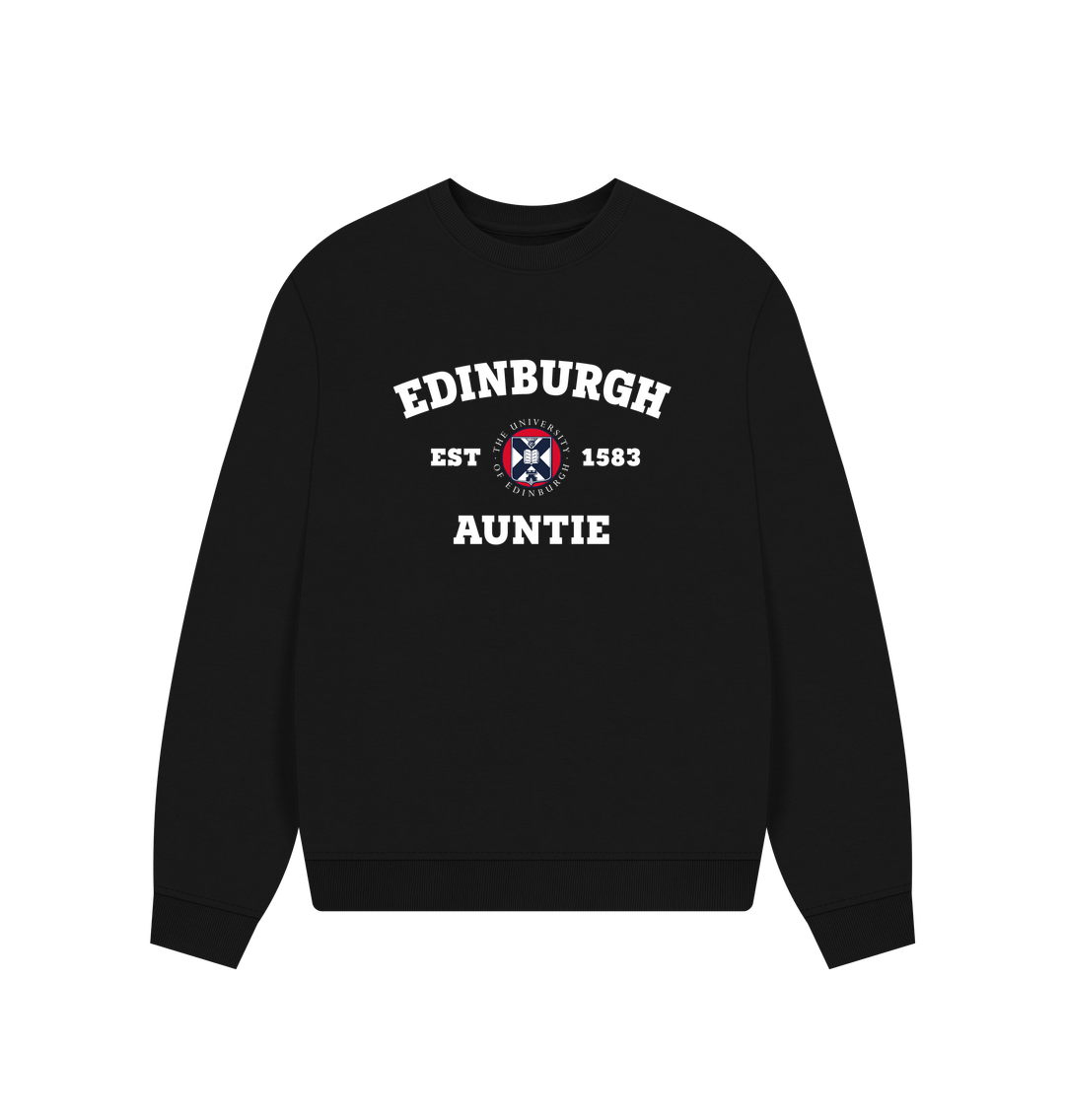 Black Printed Sweater