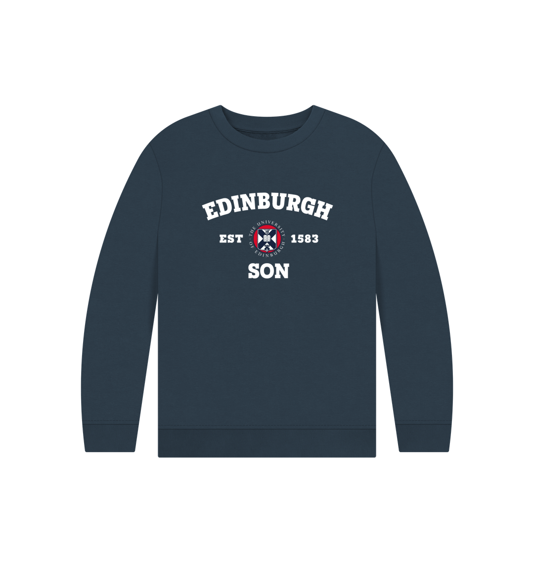 Navy Blue Kids Edinburgh Son Sweatshirt