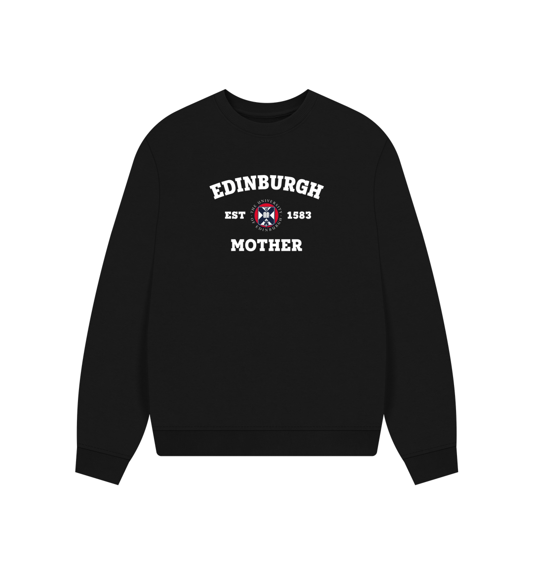 Black Printed Sweater