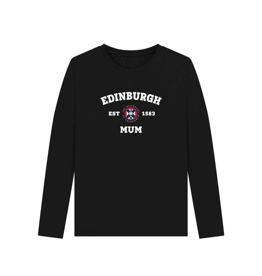 Black Printed Long Sleeve T Shirt