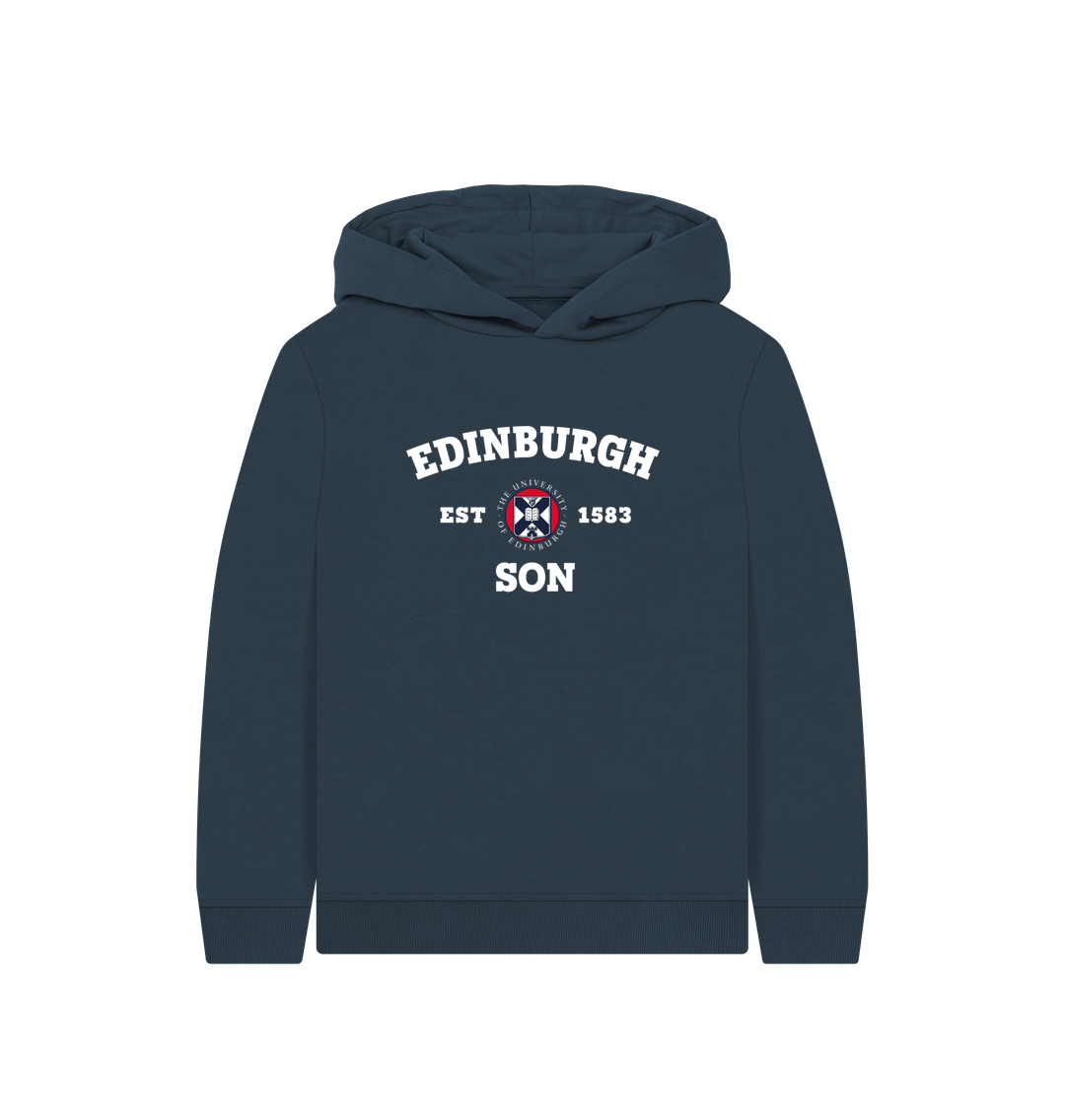 Navy Blue Kids Edinburgh Son Hoodie