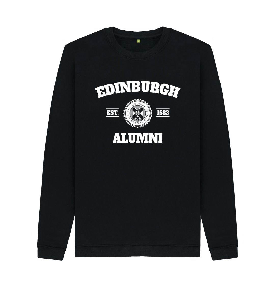 Black Retro Alumni Sweatshirt