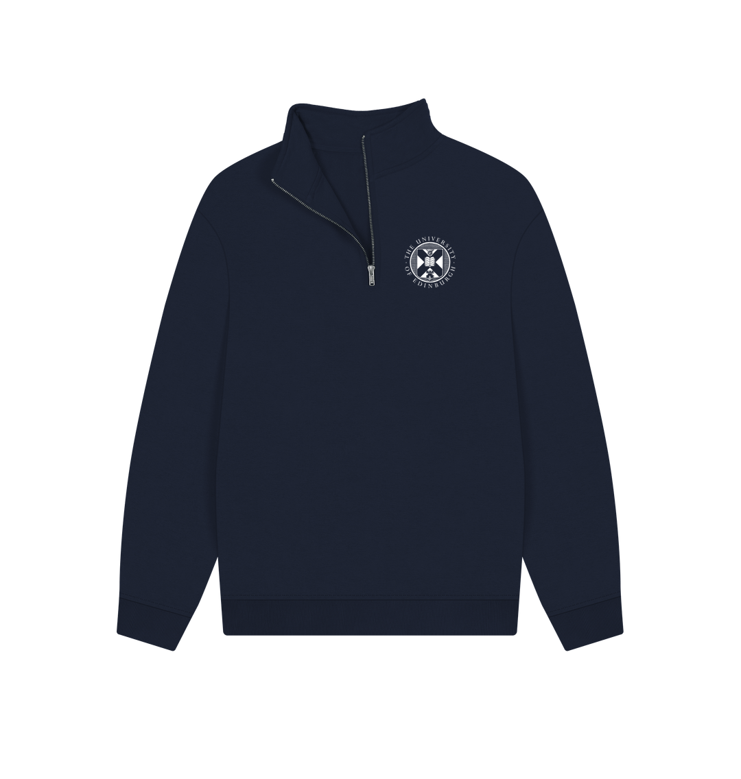Navy School of Engineering Quarter Zip Sweatshirt