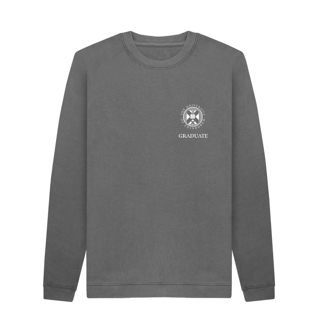 Slate Grey Graduate Small Crest Sweatshirt