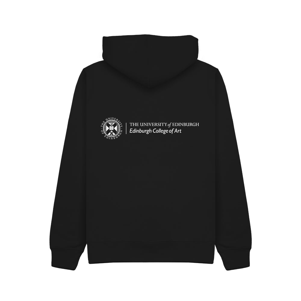 Edinburgh College of Art Embroidered Zip Hoodie