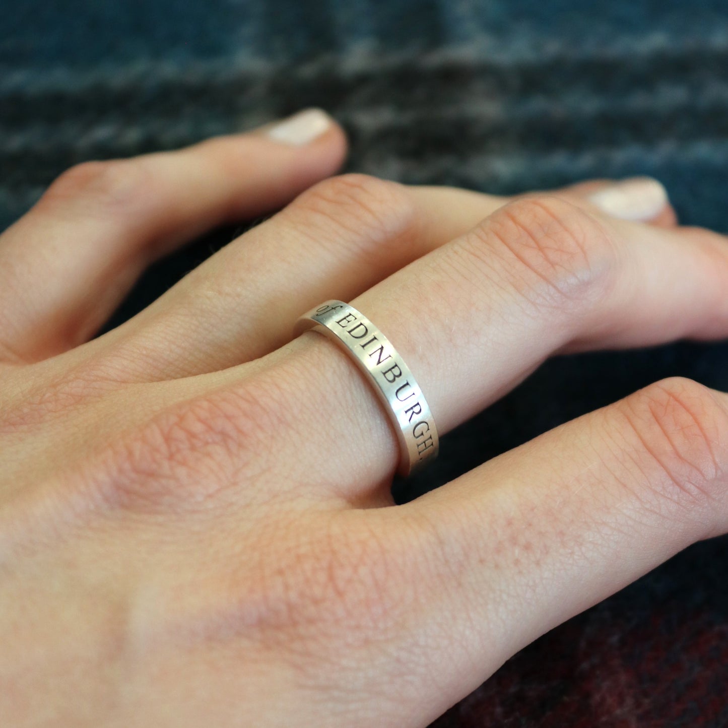 Graduation Classic Band Ring - Sterling Silver
