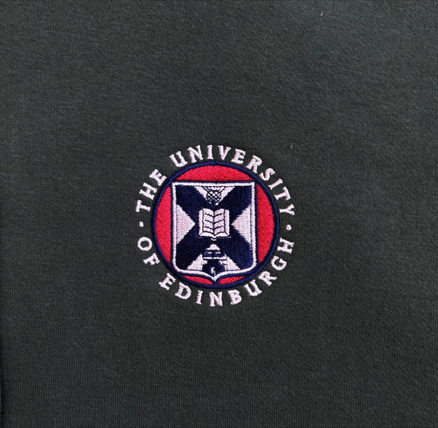 School of Social & Political Science Embroidered Zip Hoodie