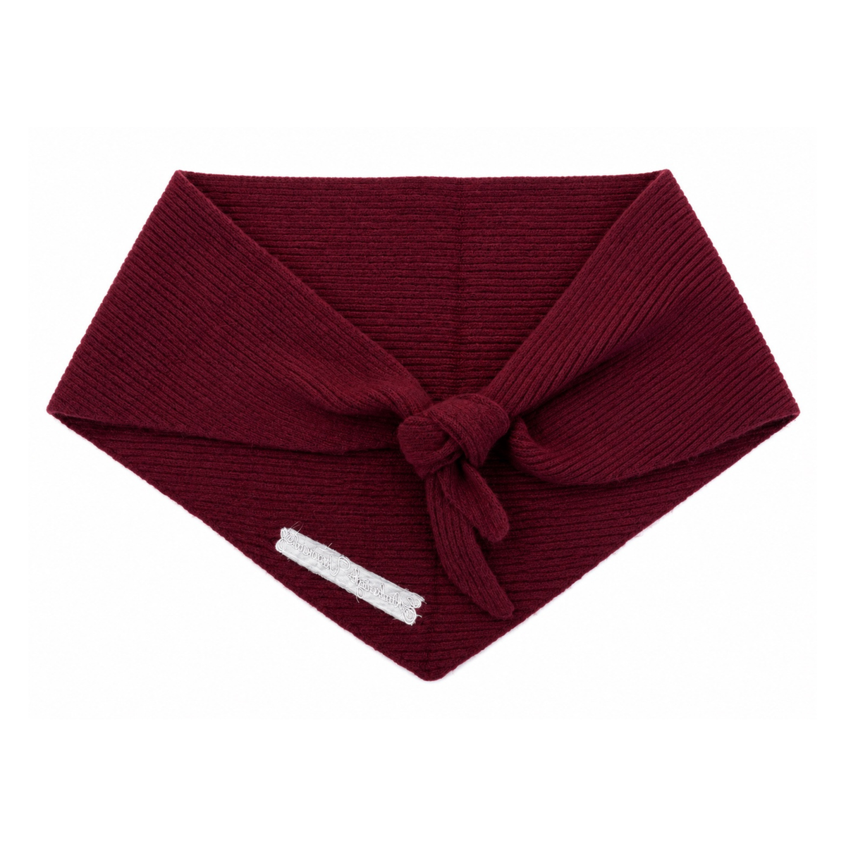 Embroidered University Triangle Scarf