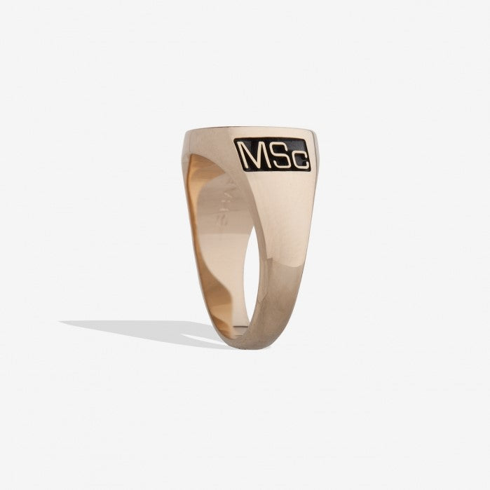 Graduation 13mm Signet Ring - Gold