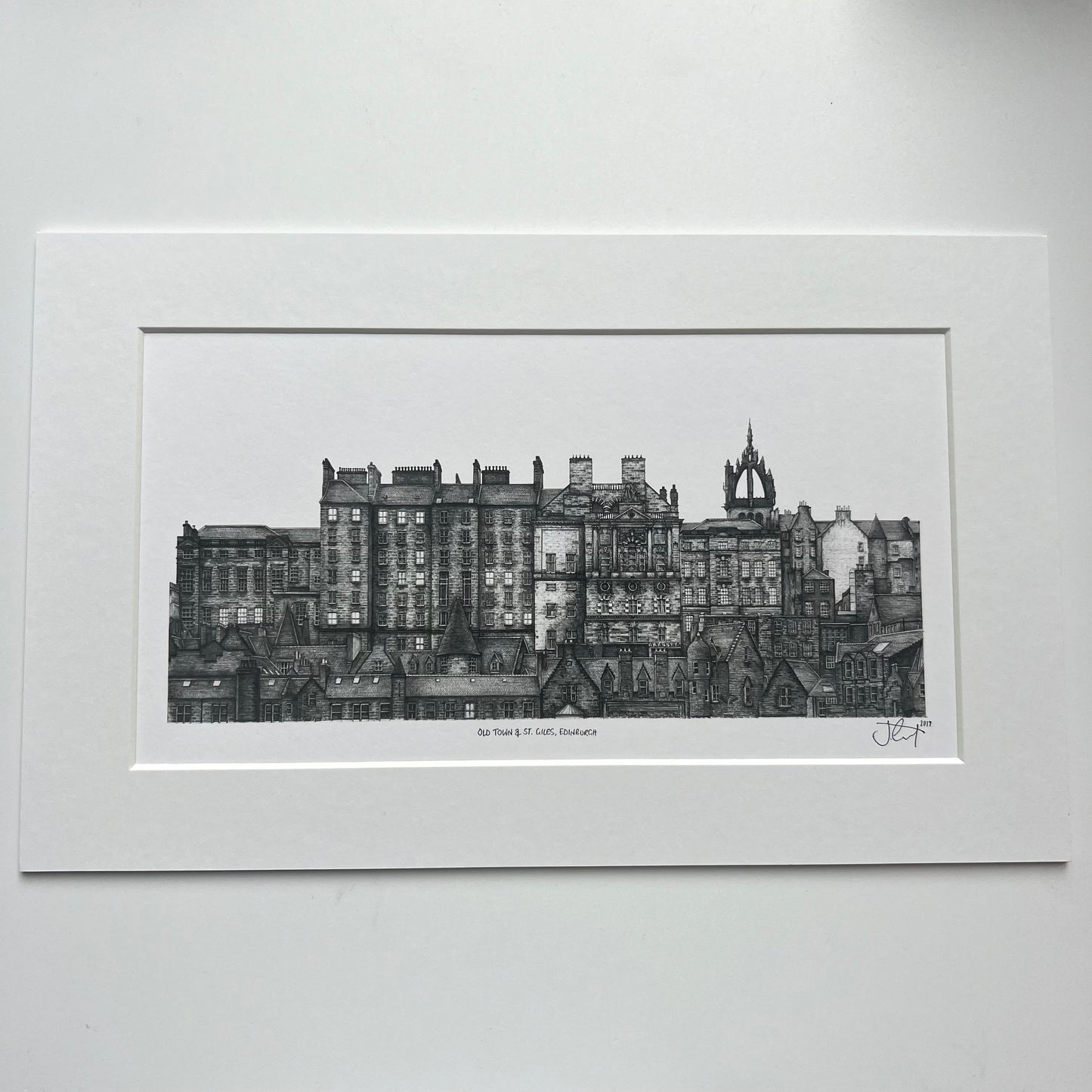 Architectural Print and Mount by Jennifer Court