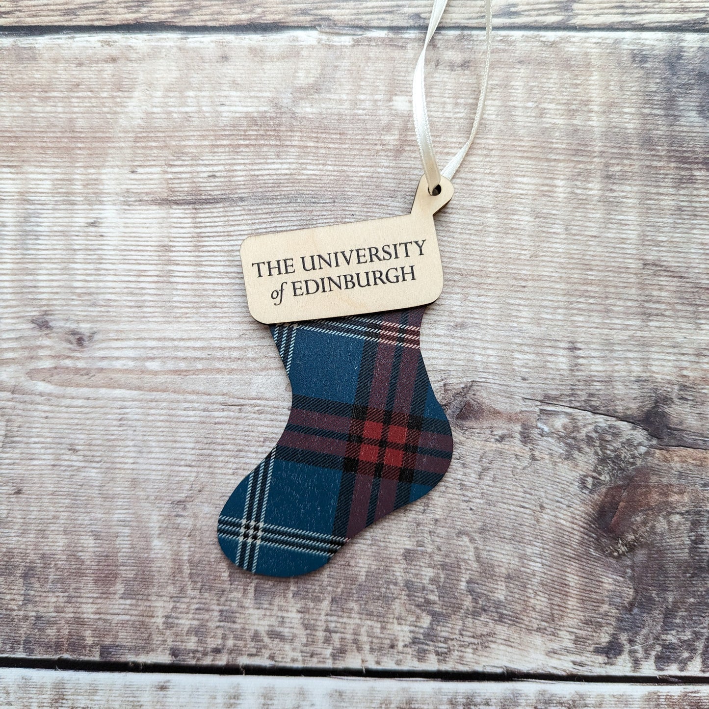 Tartan Stocking Decoration