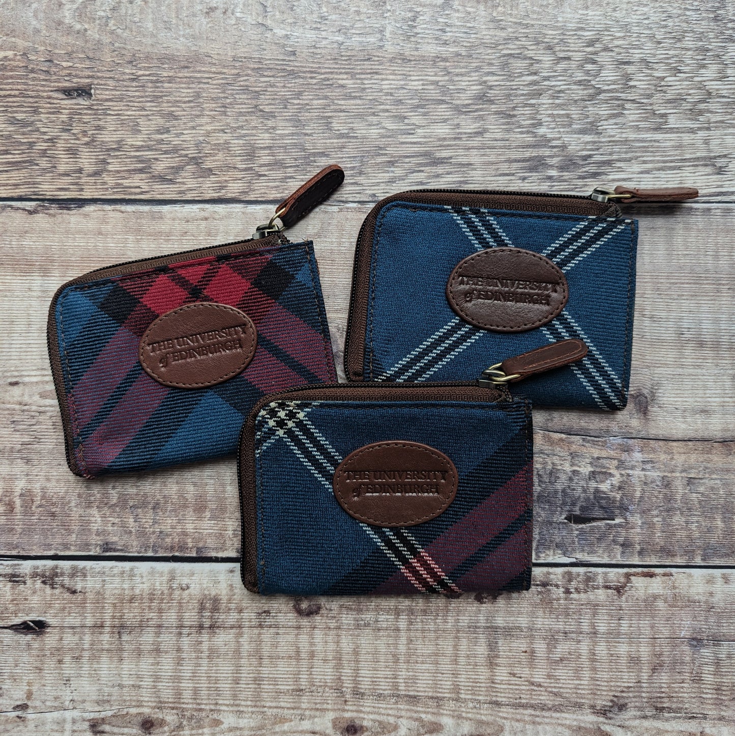 Tartan and Leather Pass Holder
