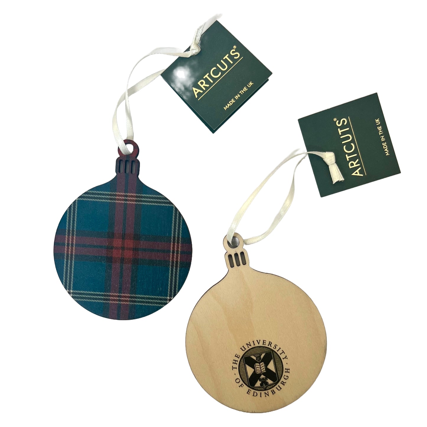 Tartan Bauble Decoration