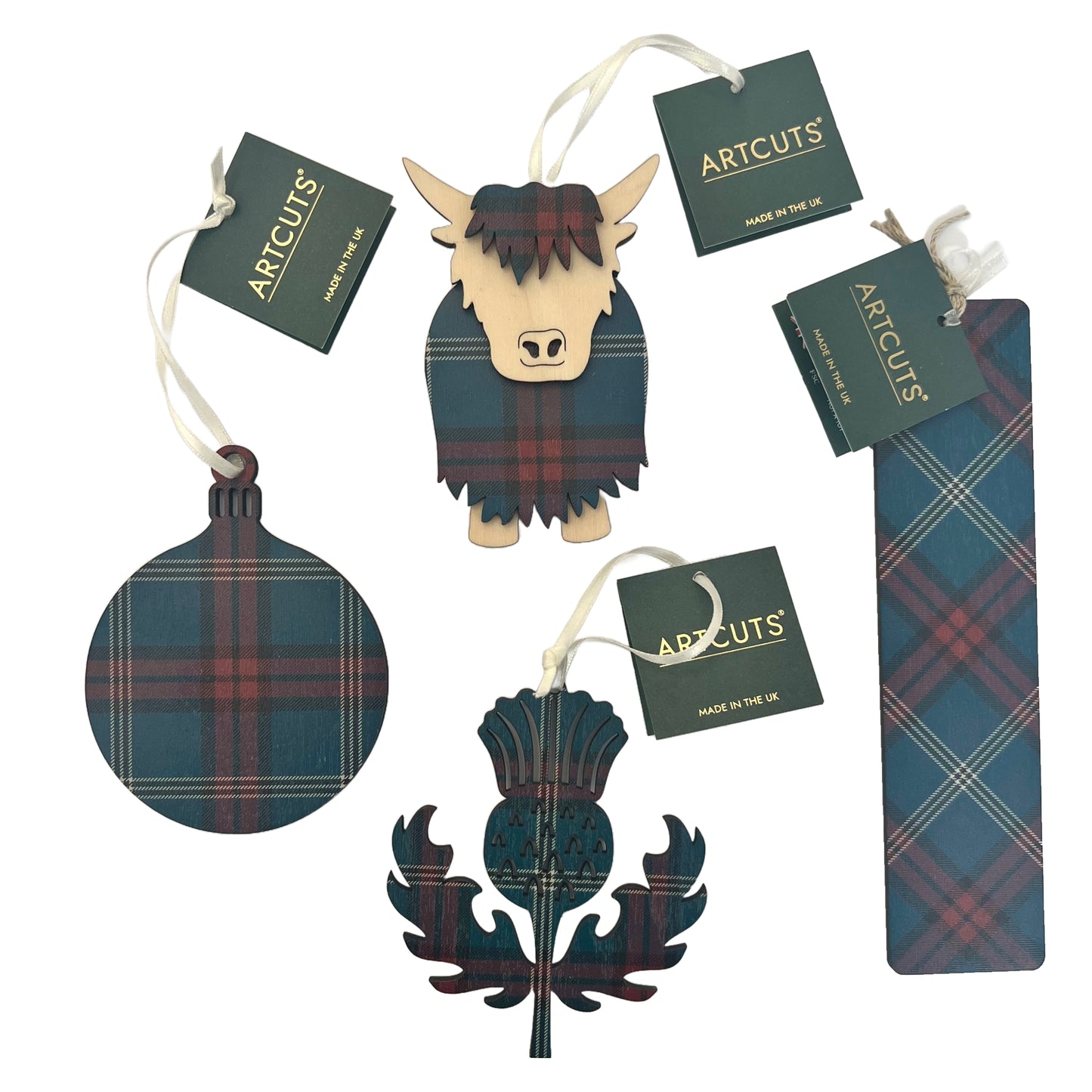 Tartan Bauble Decoration