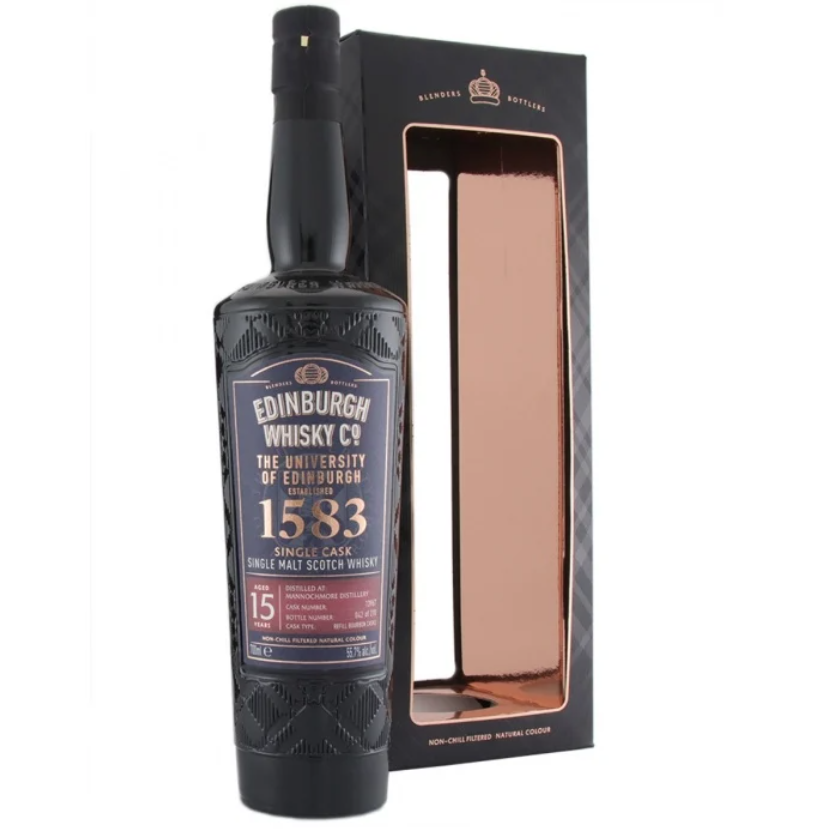 University Mannochmore 15 Year Old Single Cask Whisky