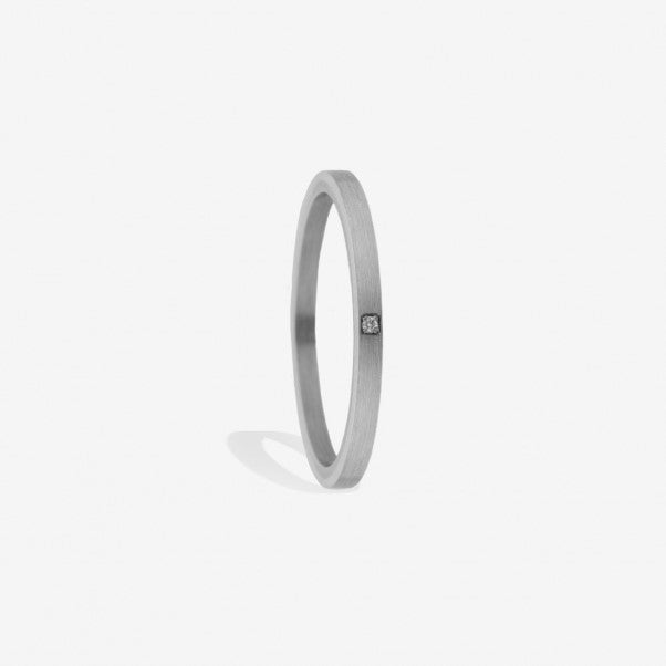 Graduation Slim Band Ring - Sterling Silver