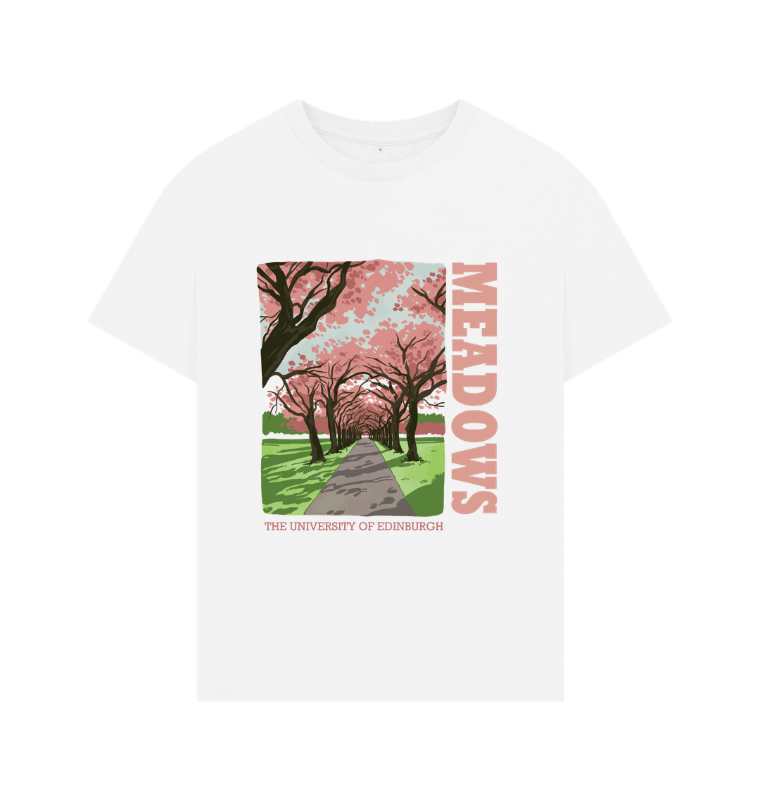 White The Meadows Oversized Graphic T-Shirt (Men's Fit)