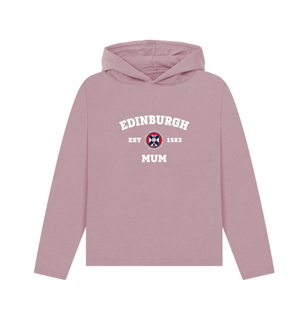 Mauve Printed Hoody