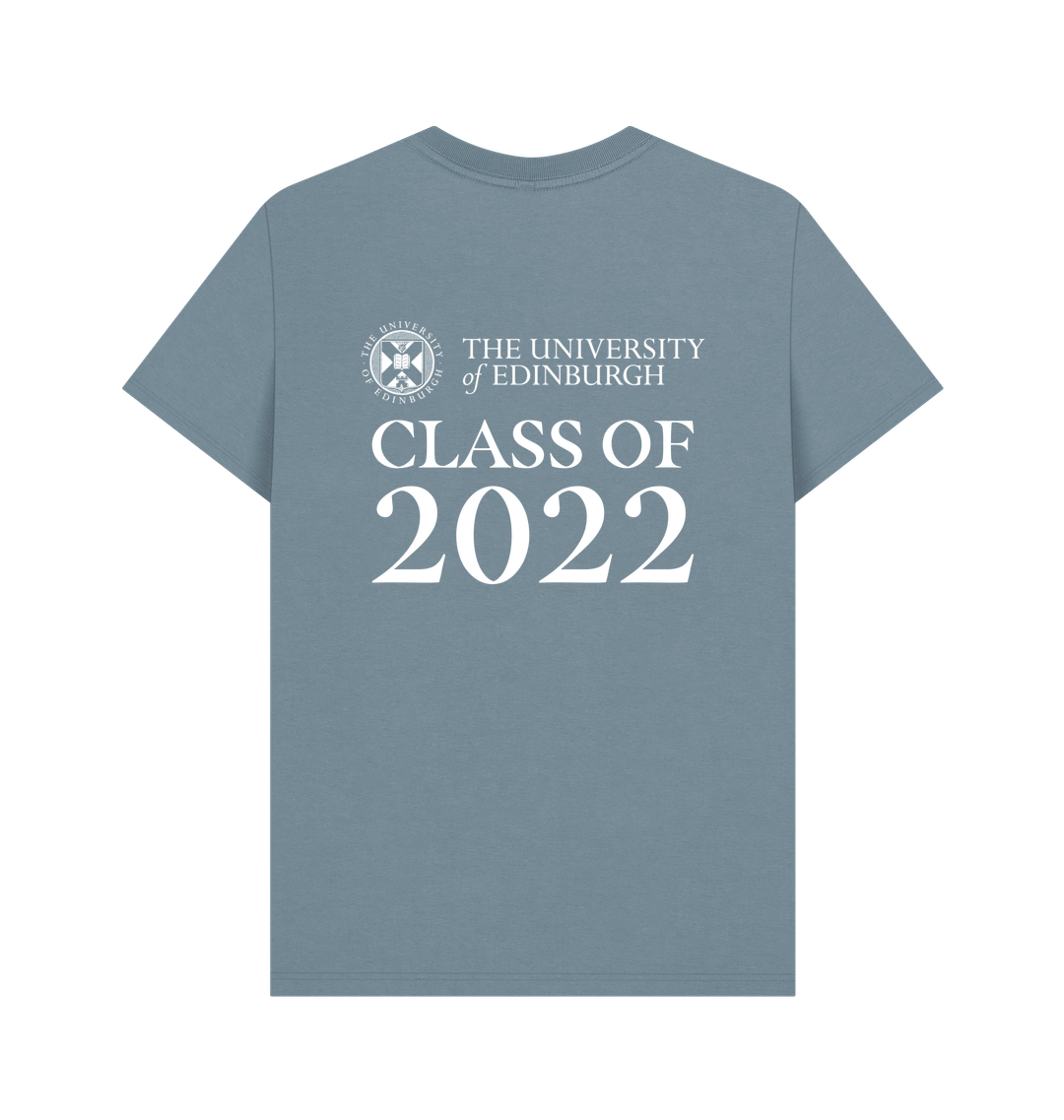 Stone Blue Printed T-shirt