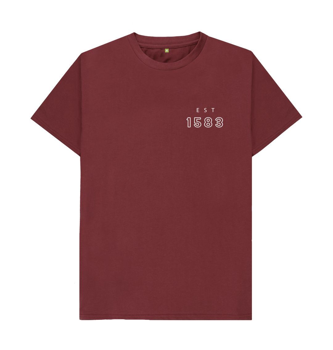 Red Wine New College Coordinates Design T-Shirt