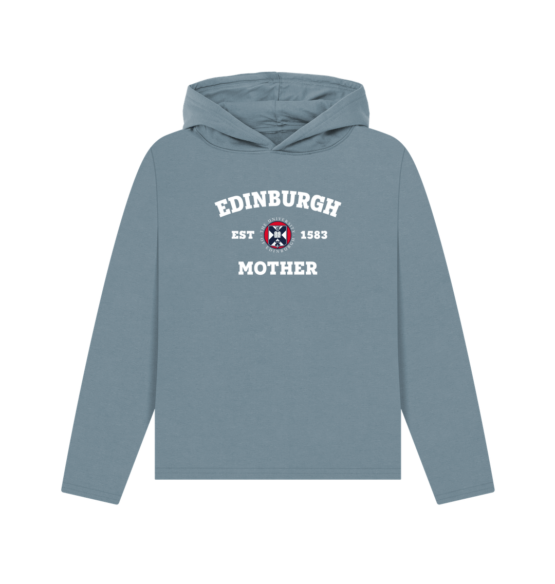 Stone Blue Printed Hoody