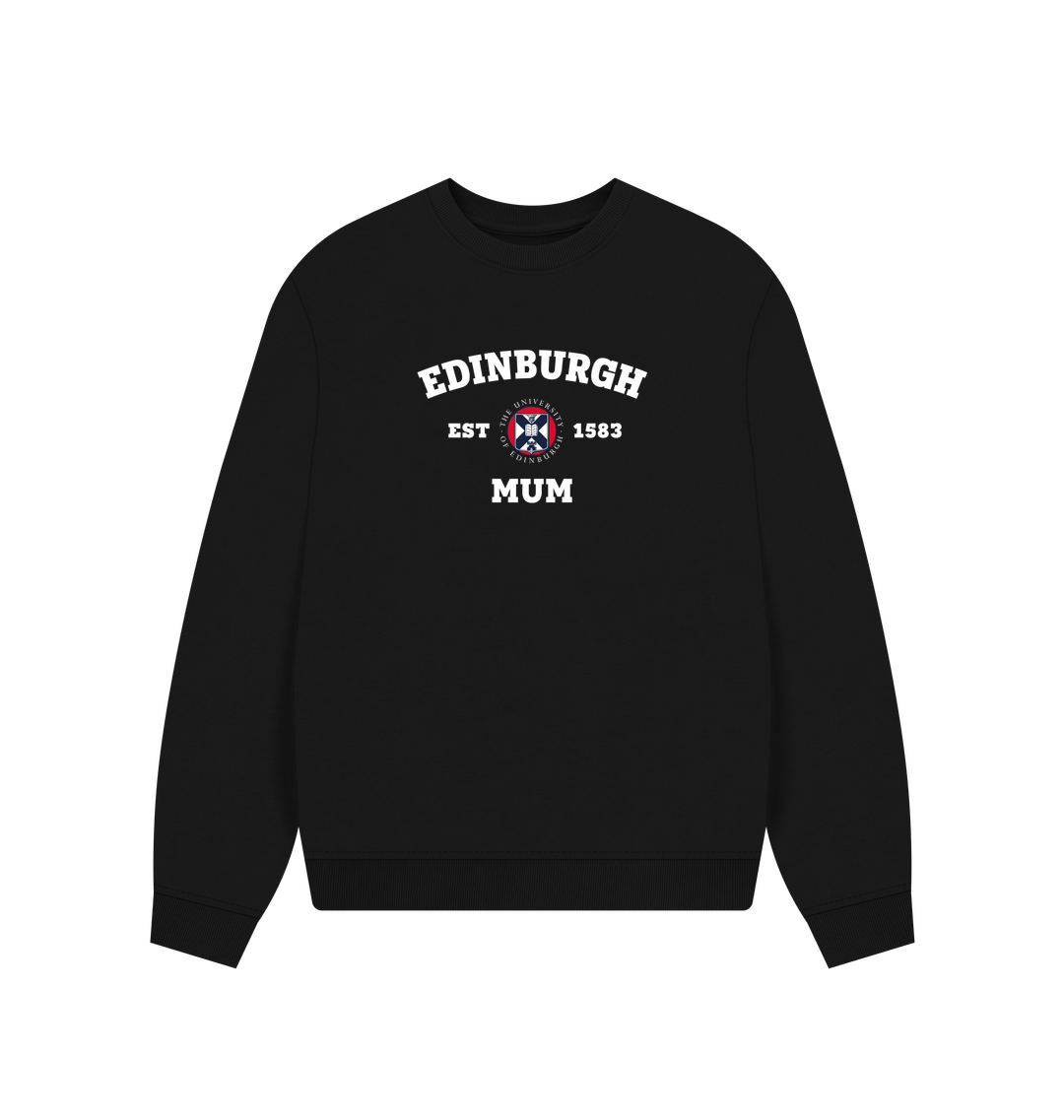 Black Printed Sweater