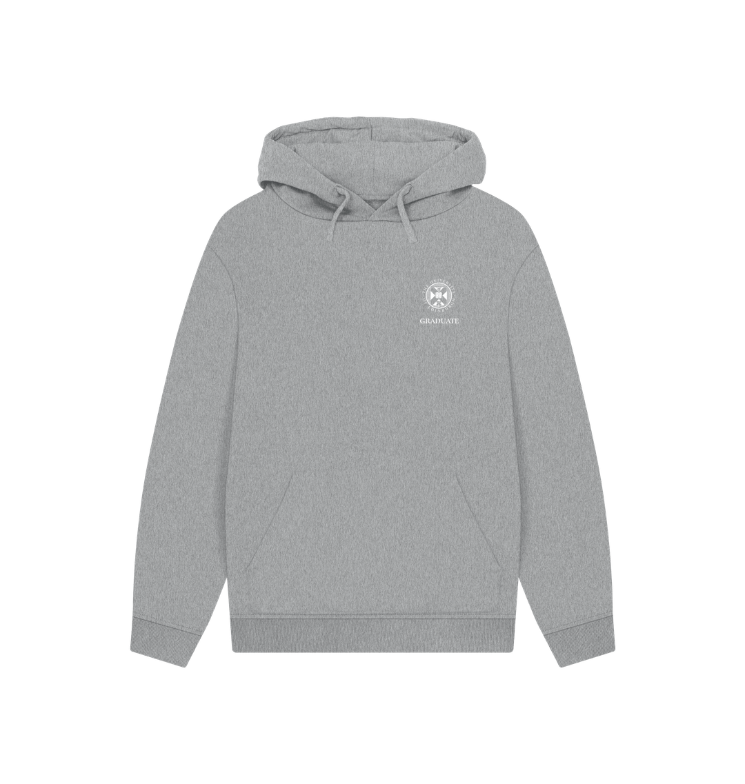 Athletic Grey Printed Hoody