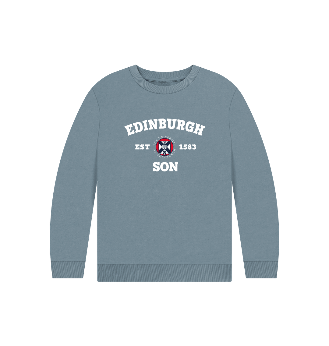 Stone Blue Kids Edinburgh Son Sweatshirt