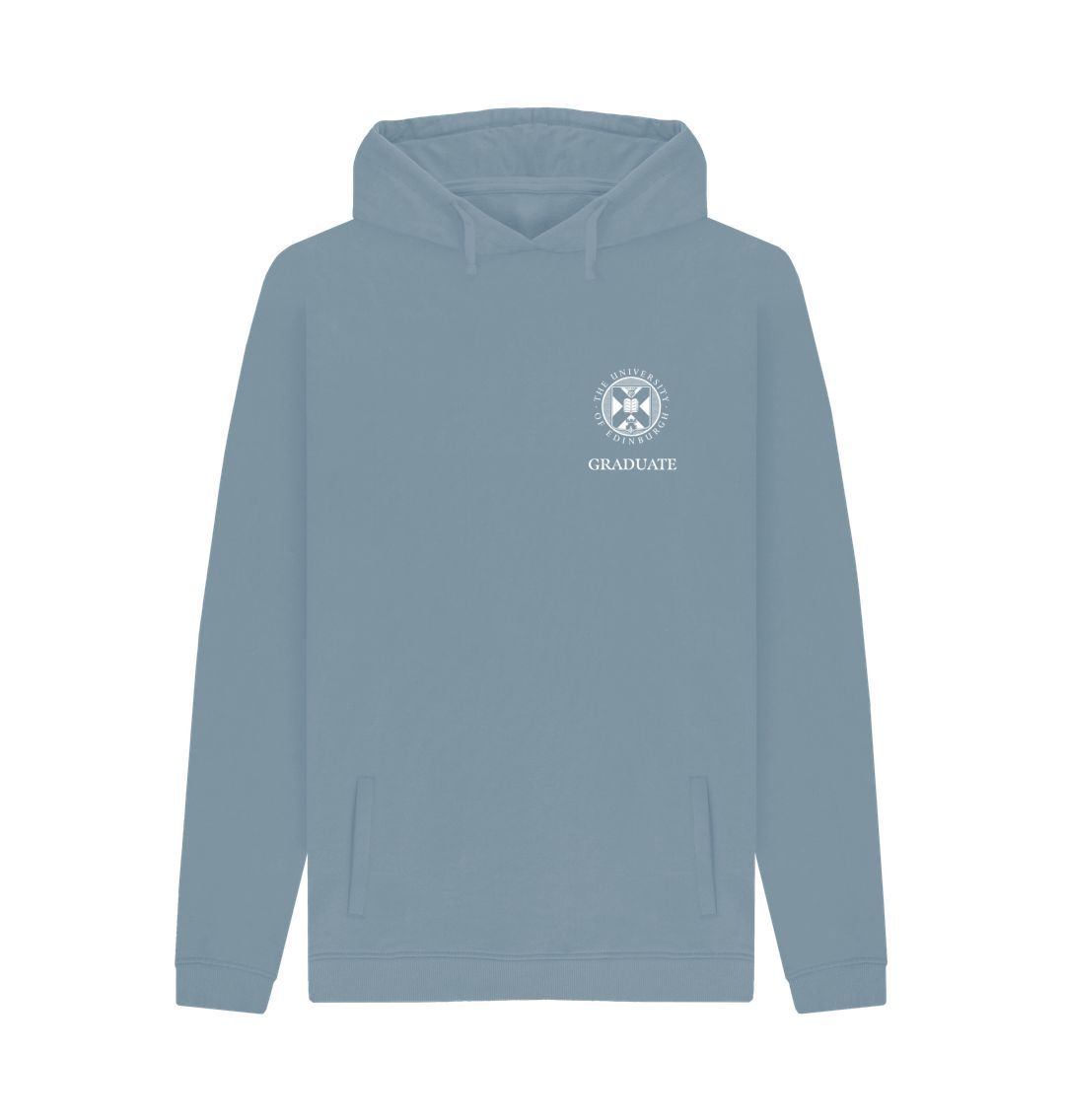 Stone Blue Graduate Small Crest Hoodie