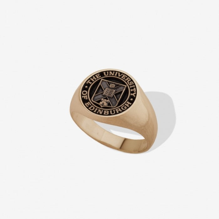 Graduation 13mm Signet Ring - Gold