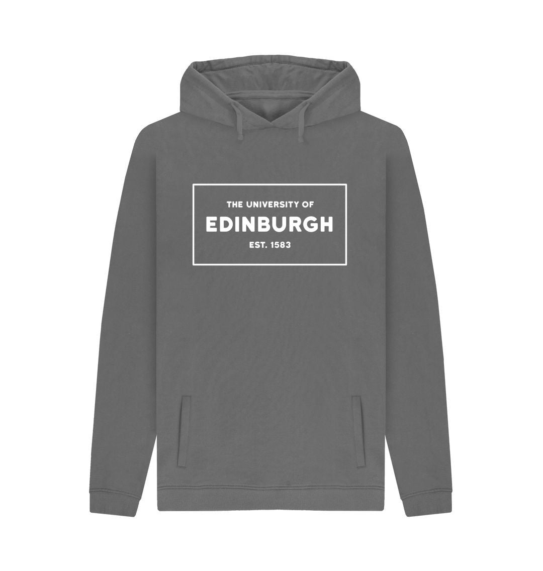 Slate Grey Box Design Hoodie