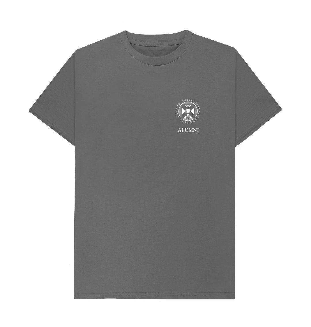 Slate Grey Alumni Small Crest T-Shirt