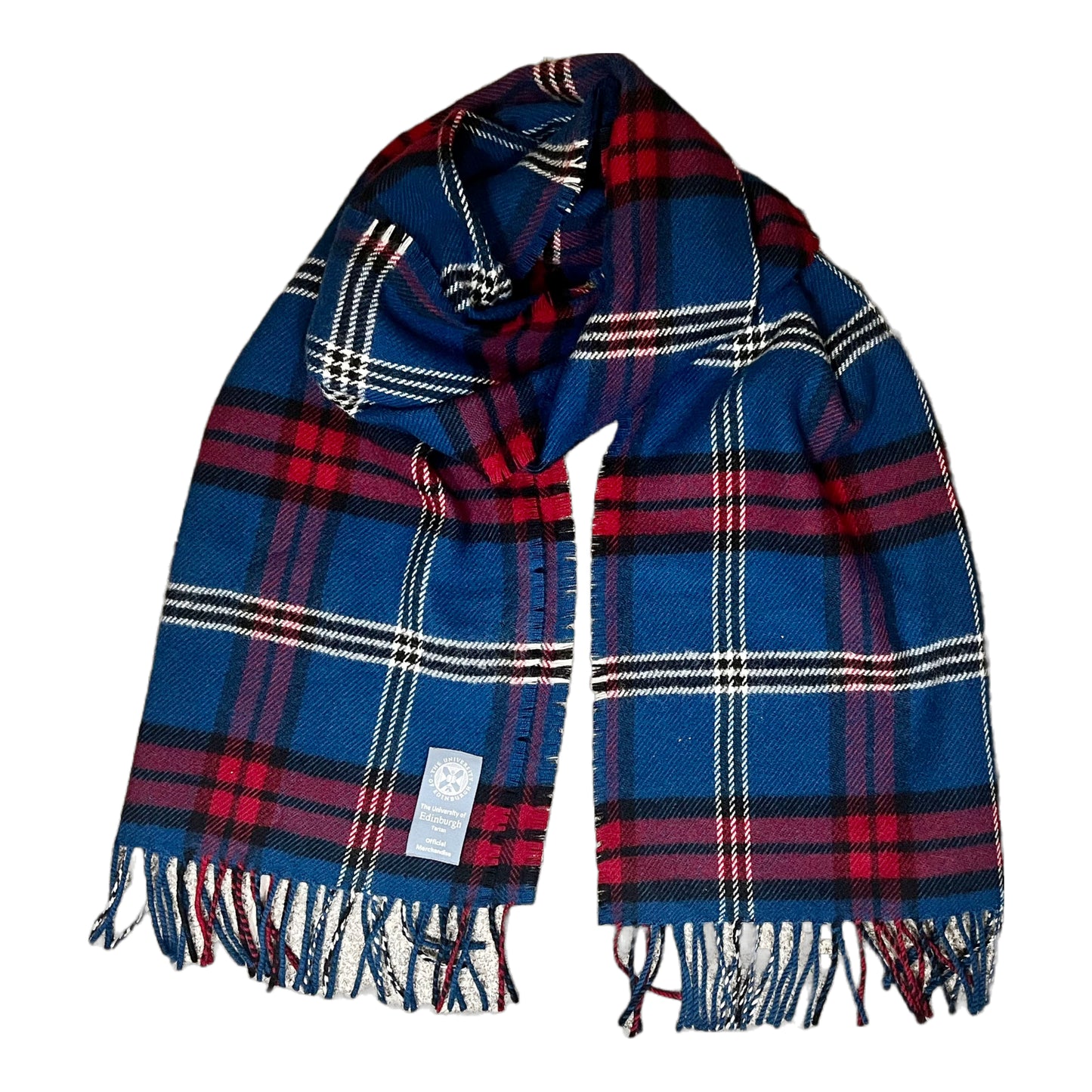 Oversized Tartan Lambswool Scarf