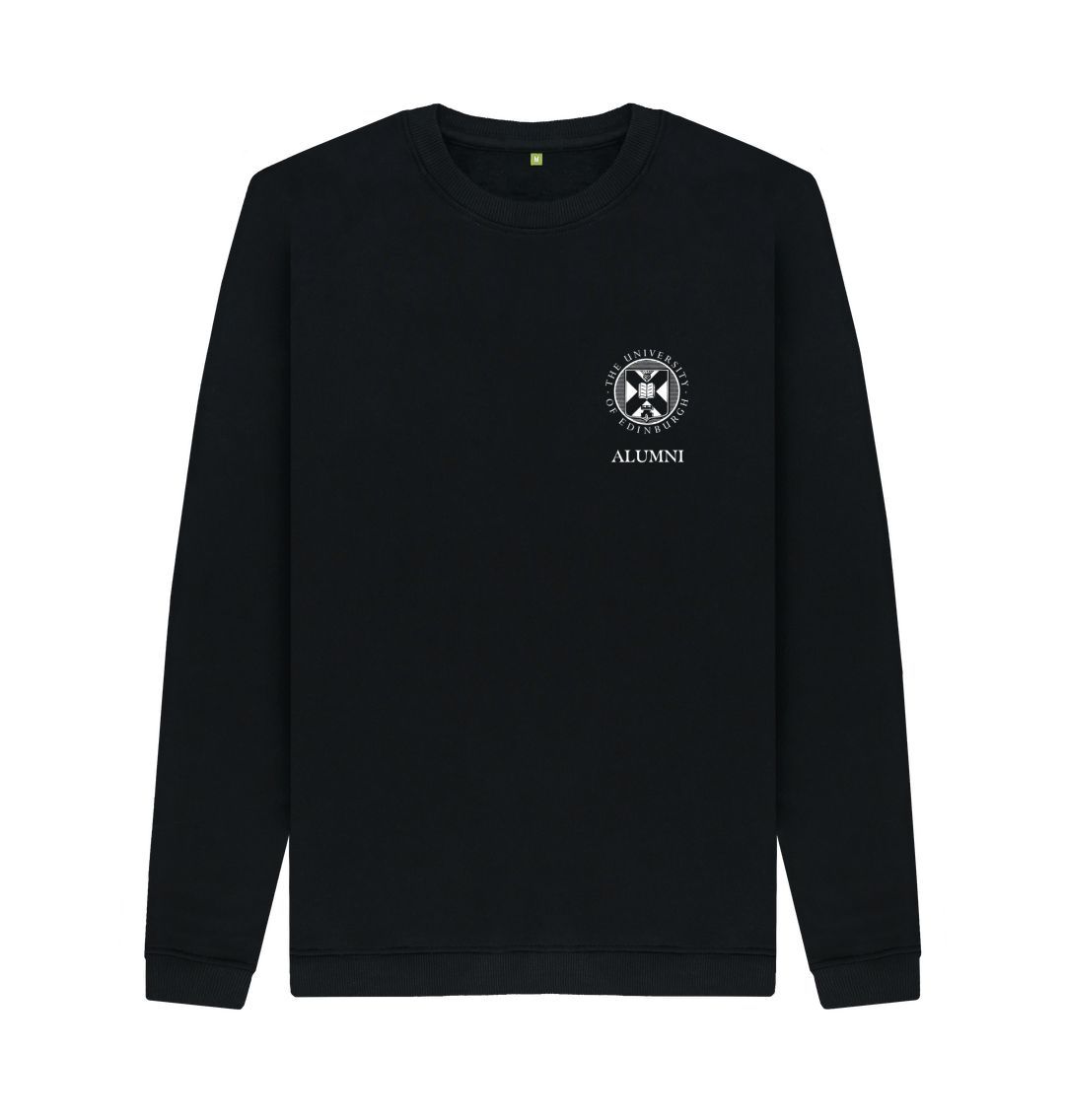 Black Alumni Small Crest Sweatshirt