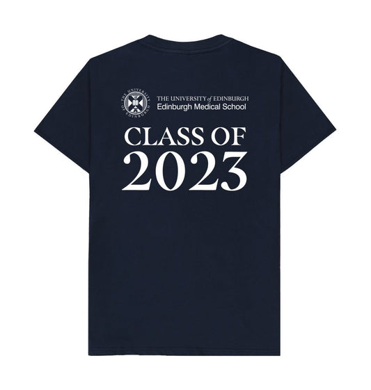 Navy Blue Edinburgh Medical School 'Class Of' Graduate T-Shirt
