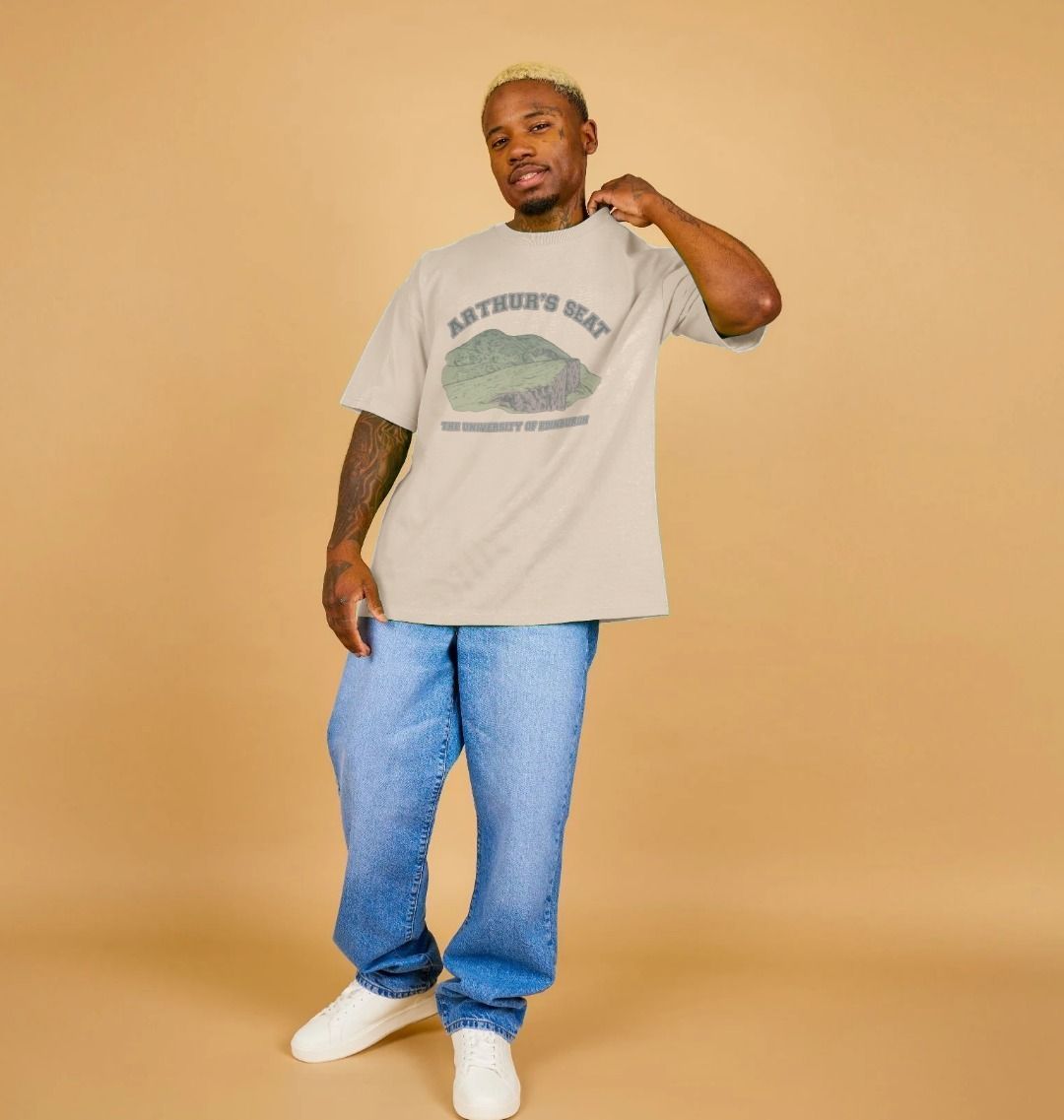Arthur's Seat Oversized Graphic T-Shirt (Men's Fit)