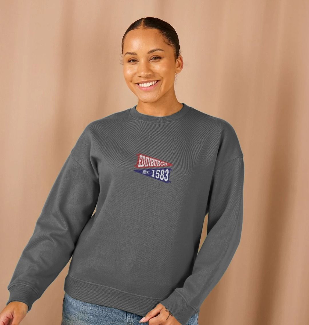 Women's Oversized Pennant Sweatshirt