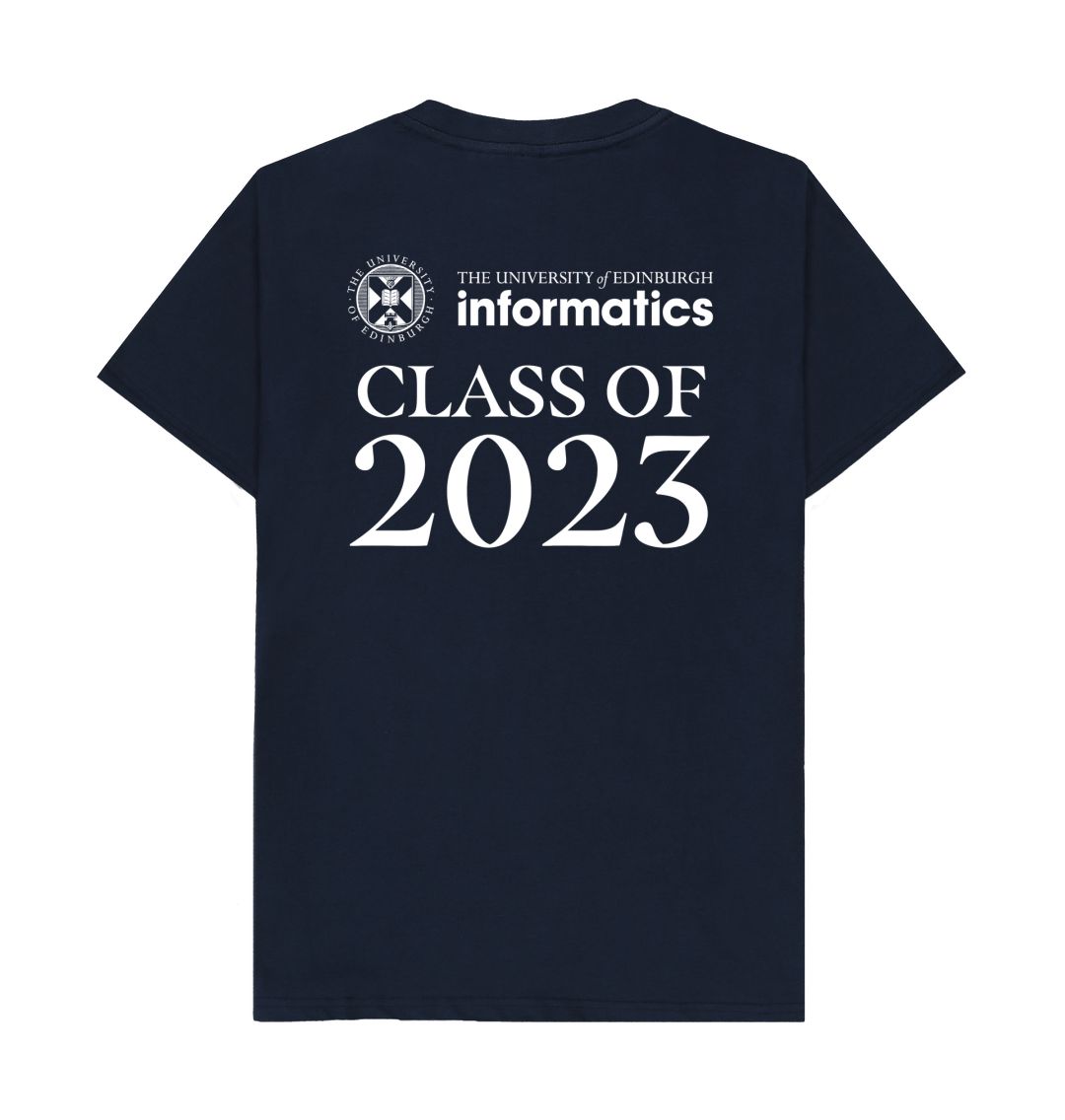 Navy Blue School of Informatics 'Class Of' Graduate T-Shirt