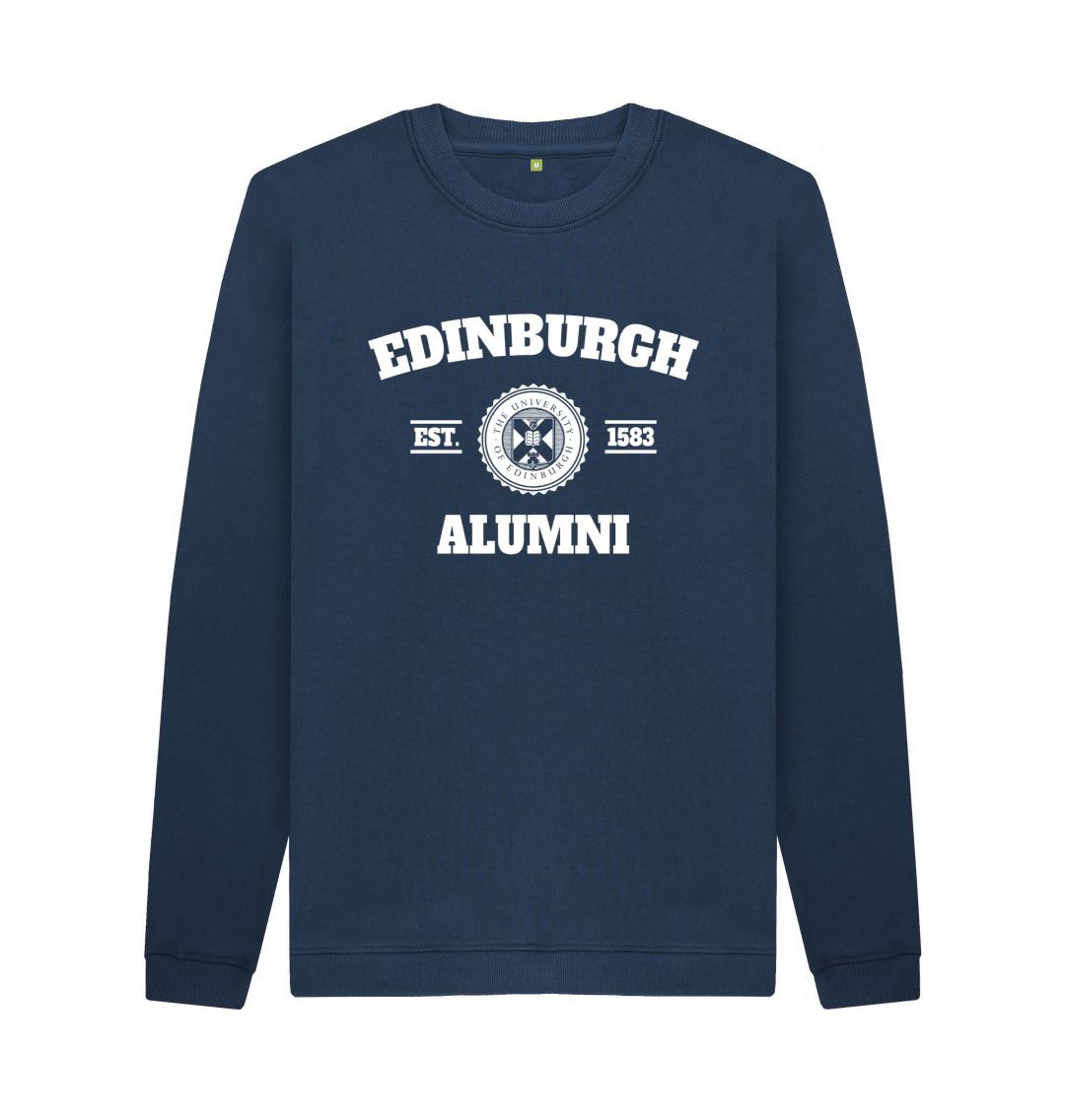 Navy Blue Retro Alumni Sweatshirt