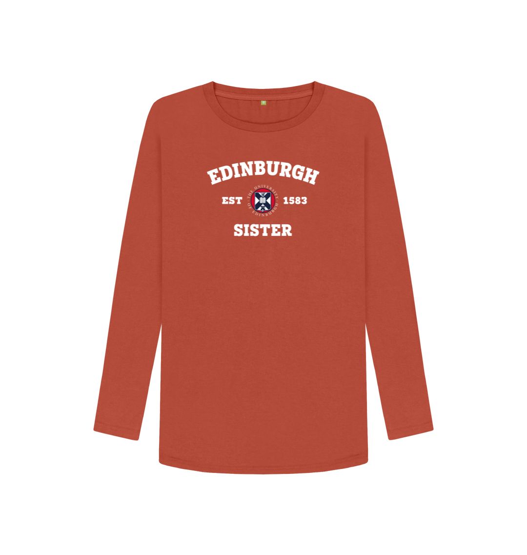 Rust Edinburgh Sister Long Sleeved T-shirt