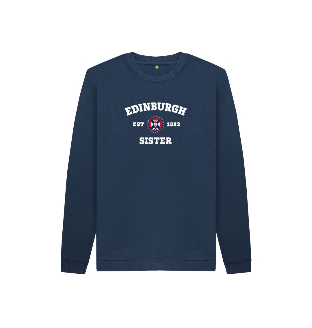 Navy Blue Kids Edinburgh Sister Sweatshirt
