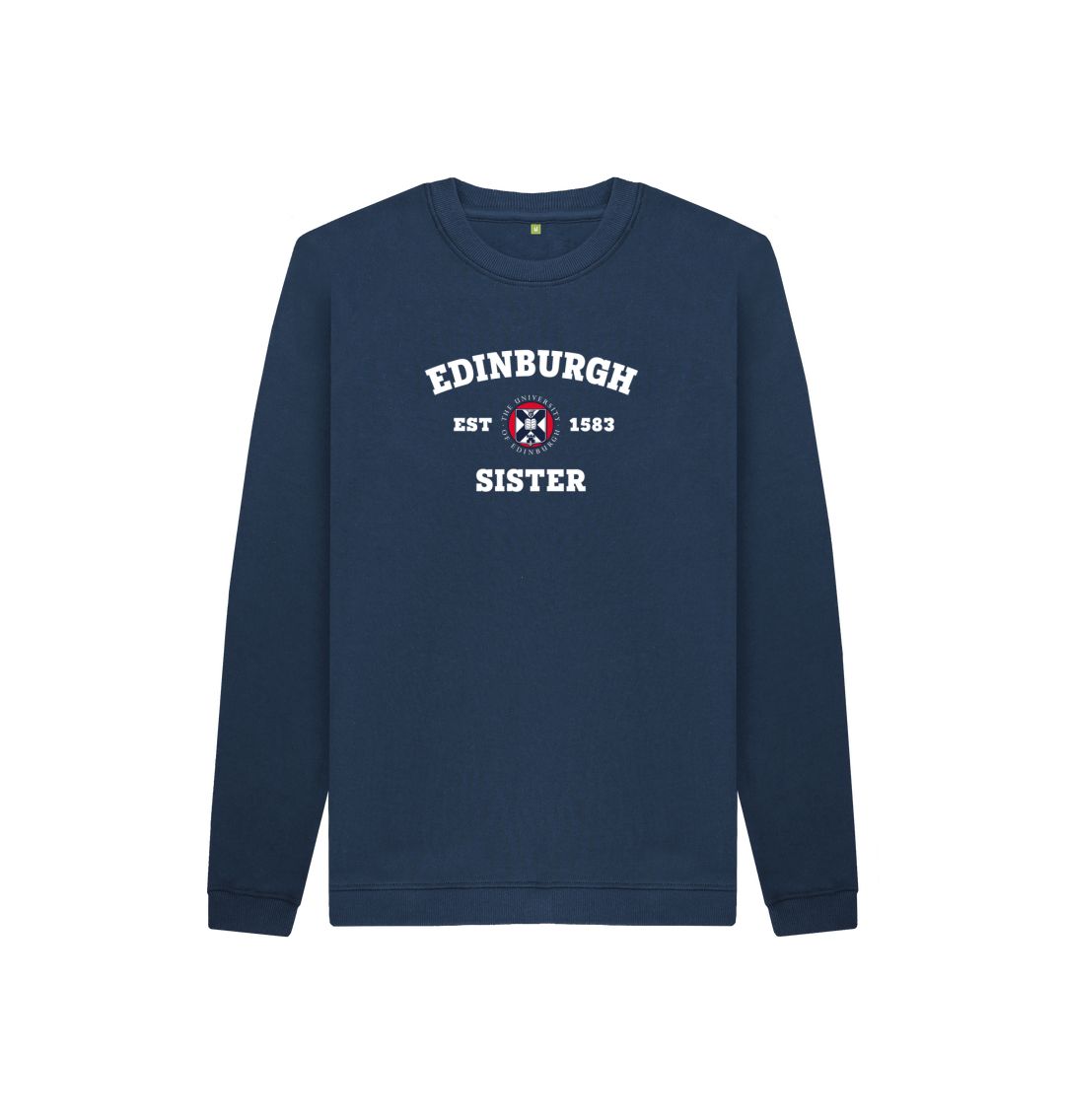 Navy Blue Kids Edinburgh Sister Sweatshirt