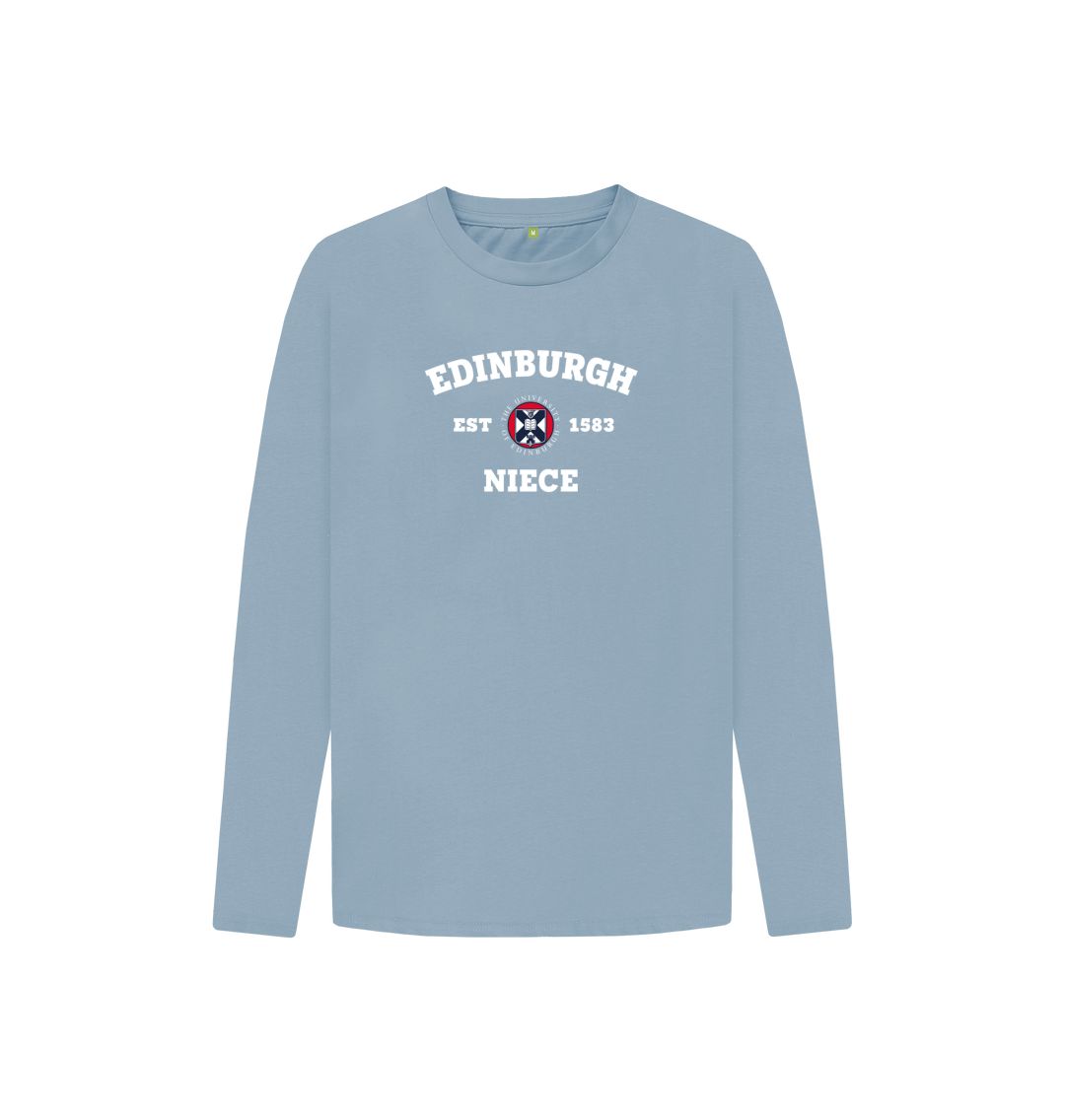 Stone Blue Kids Edinburgh Niece Long Sleeved T-Shirt