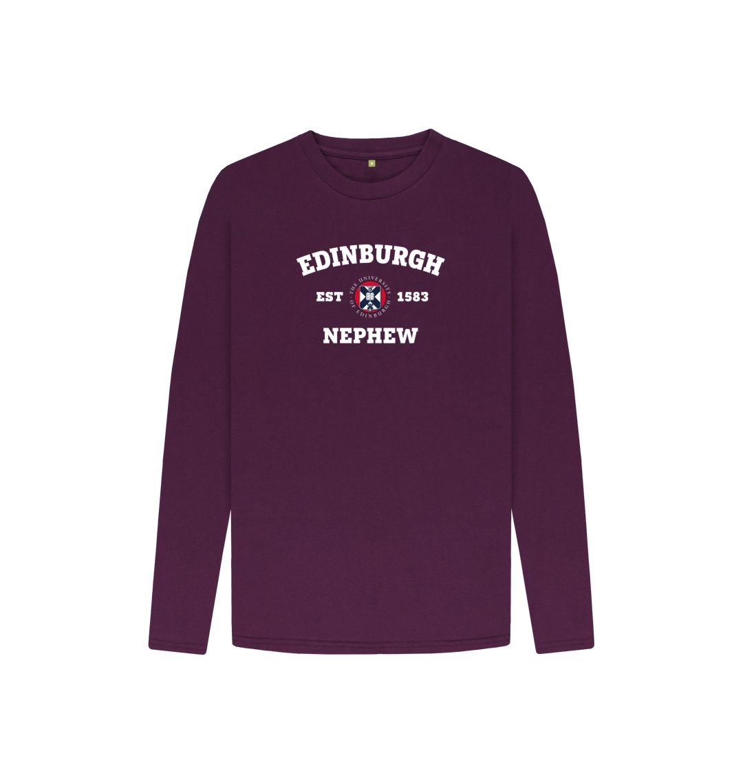 Purple Kids Edinburgh Nephew Long Sleeved T-Shirt