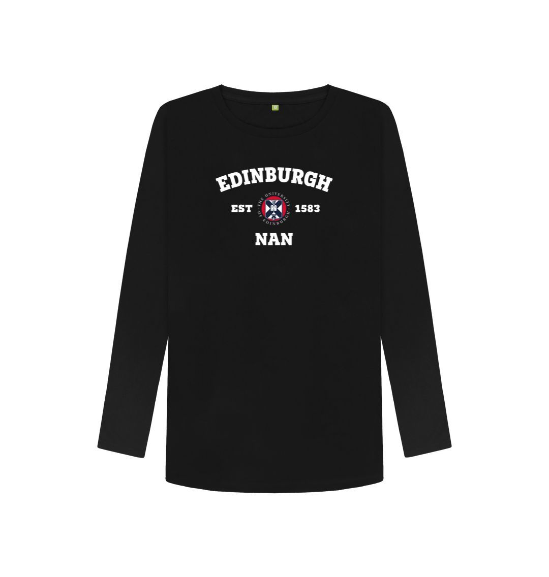 Black Edinburgh Nan Long Sleeved T-shirt